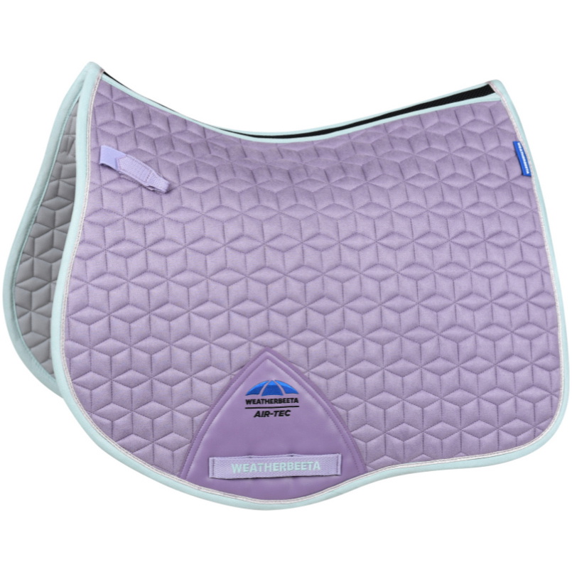 2026 WeatherBeeta Suede Elite Air-Tec All Purpose Saddle Pad 1030345005 - Soft Lilac